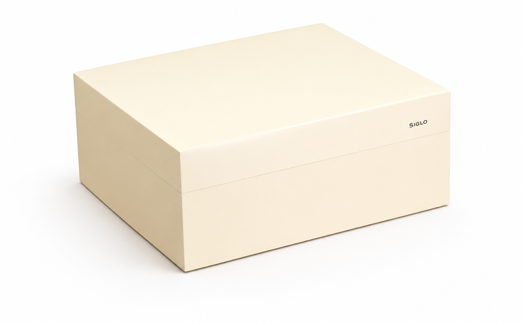 Siglo 50-Stick Humidor Ivory White