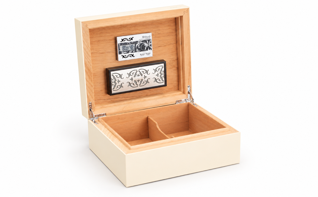 Siglo 50-Stick Humidor Ivory White