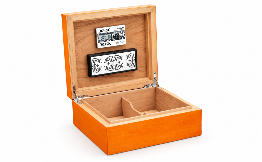 Siglo 50-Stick Humidor Orange