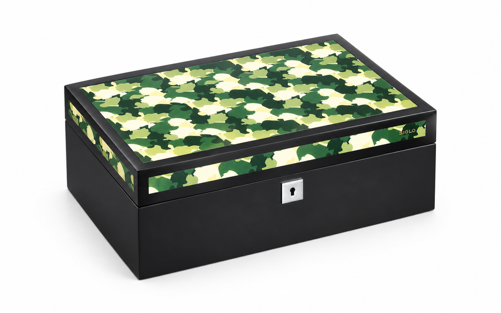 Siglo 75-Stick Humidor Camouflage