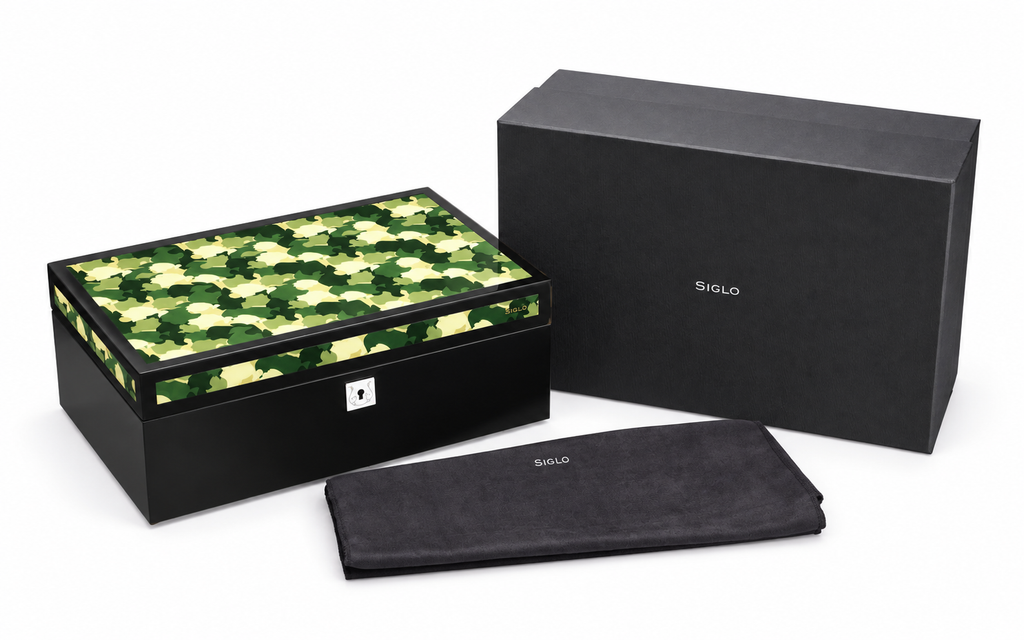 Siglo 75-Stick Humidor Camouflage