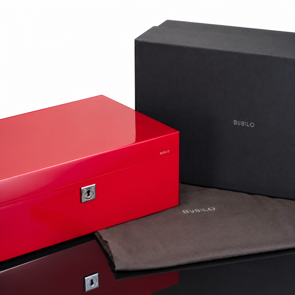 Siglo 75-Stick Humidor Red