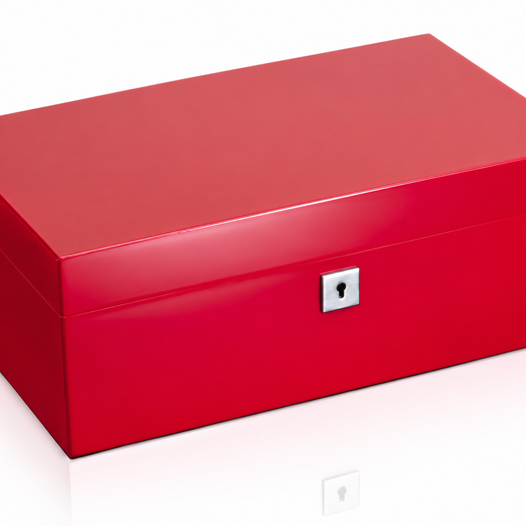 Siglo 75-Stick Humidor Red