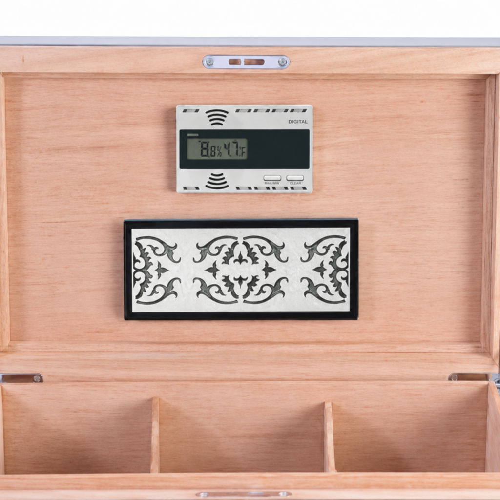 Siglo 75-Stick Humidor Macassar Ebony