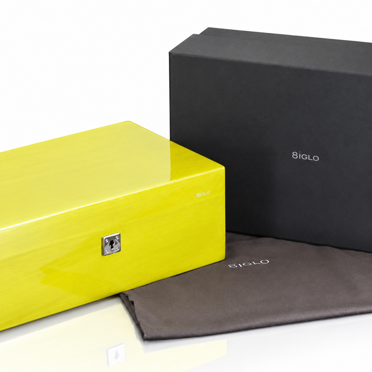 Siglo 75-Stick Humidor Lime Green