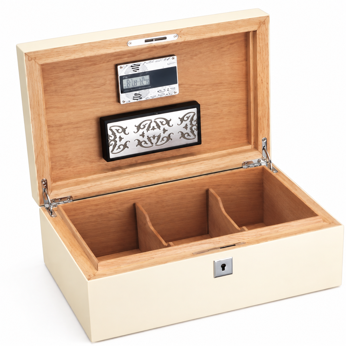Siglo 75-Stick Humidor Ivory White