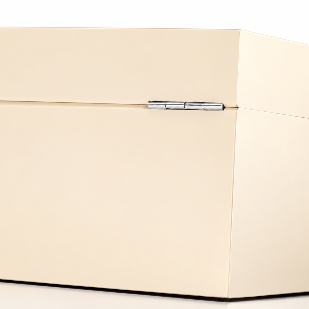 Siglo 75-Stick Humidor Ivory White