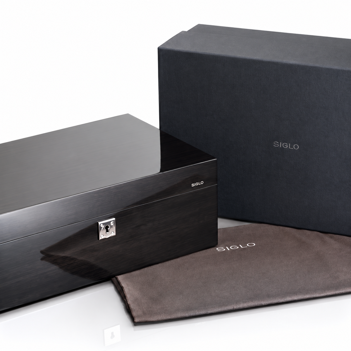 Siglo 75-Stick Humidor Dark Grey