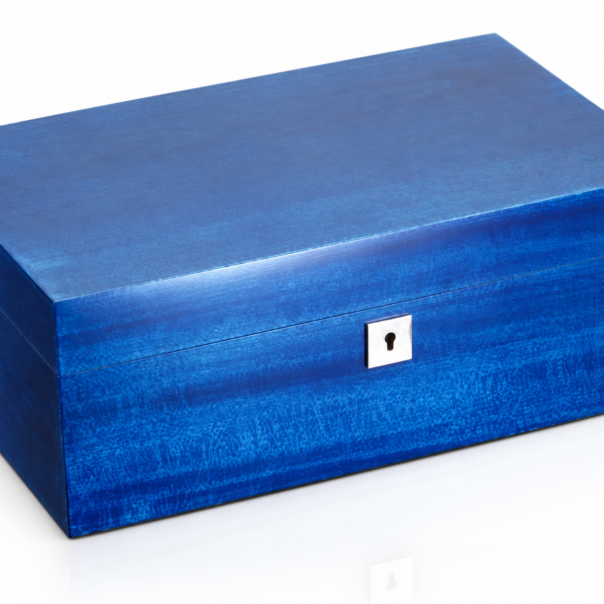 Siglo 75-Stick Humidor Cobalt Blue